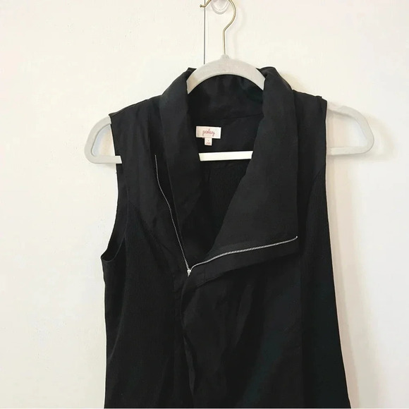 PIXLEY Malynn Asymmetrical Soft Motto Vest Woman’s Size S - Picture 4 of 11